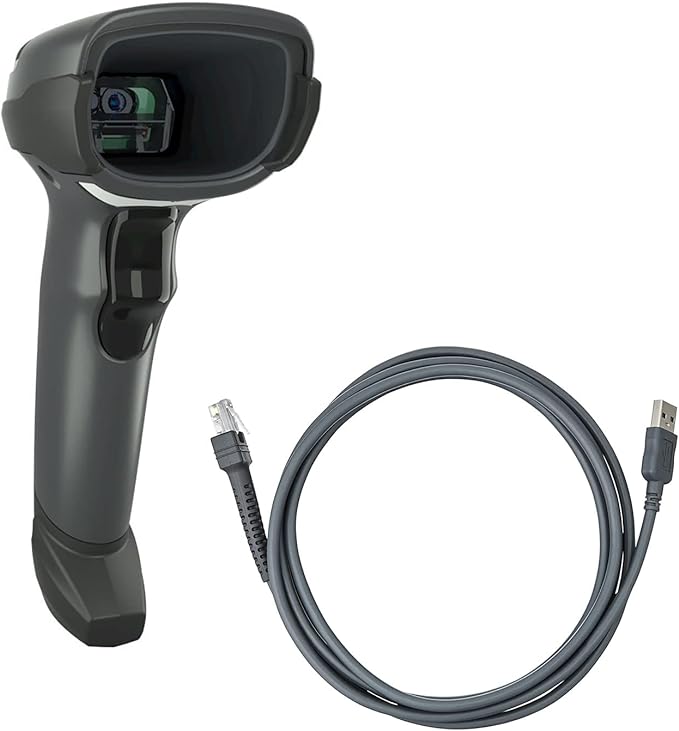 Zebra DS4608-SR Standard Range 1D 2D Handheld Wired USB Barcode Scanner, QR Imager Corded Screen Code Reader for POS System 