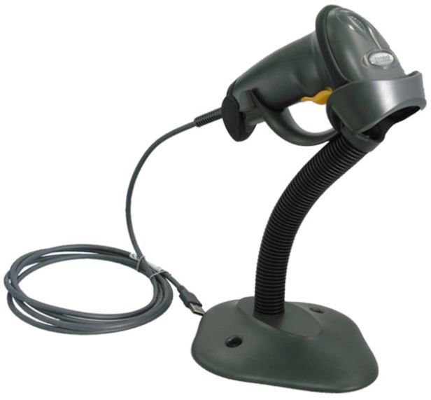 Zebra Symbol LS2208 Barcode Scanner LS2208-SR20007R-UR (1D, General Purpose, With Stand )